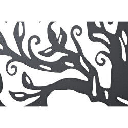 Décoration murale DKD Home Decor Noir Métal Blanc Indien Lune (2 Unités) (60 x 1 x 60 cm)