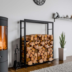 Range-bûches Keri V2 25x100x150 noir