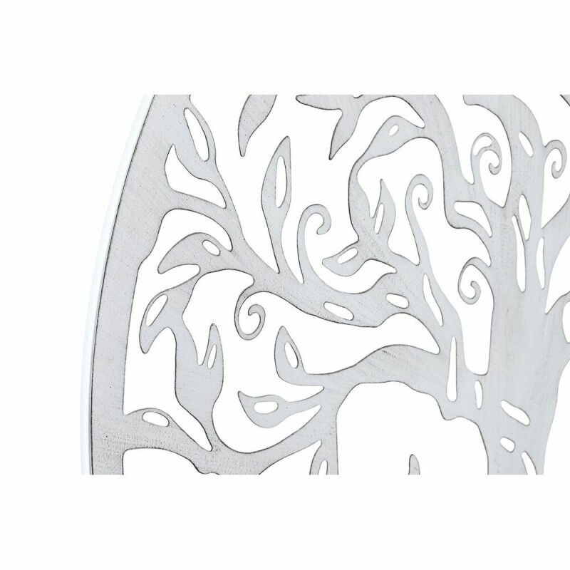 Décoration murale DKD Home Decor Noir Métal Blanc Indien Lune (2 Unités) (60 x 1 x 60 cm)