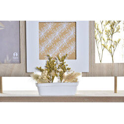 Cadre photo DKD Home Decor Bois Fleur Naturel (42 x 7 x 29 cm) (2 Unités)