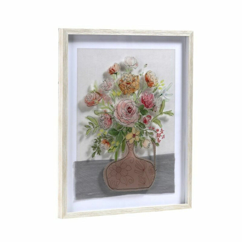 Cadre DKD Home Decor Vase (53 x 3 x 63 cm) (2 Unités)