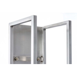 Leñero Spark Acero inoxidable,120 cm