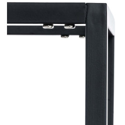 Range-b?ches Hetta 25x60x100 cm noir