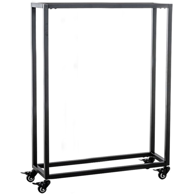 Range-bûches Hetta 25x60x100 cm noir