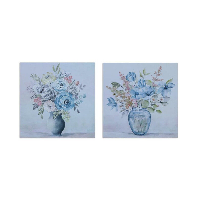 Cadre DKD Home Decor Vase (80 x 2,8 x 80 cm) (2 Unités)