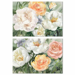 Cadre DKD Home Decor Fleurs...