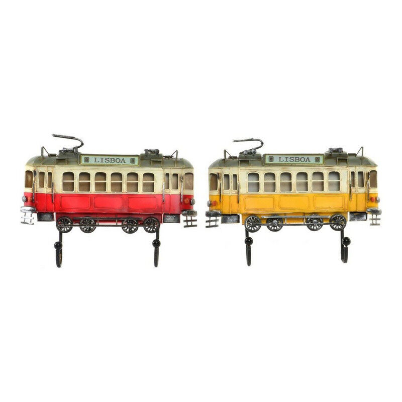 Portemanteau DKD Home Decor Lisboa Métal Vintage (31 x 23 x 5 cm) (2 pcs)
