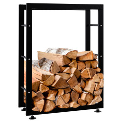 Range-bûches Keri V2 25x60x80 noir