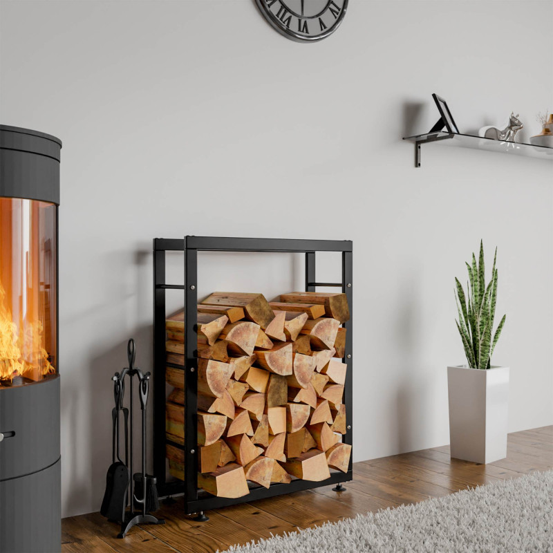 Range-bûches Keri V2 25x60x80 noir