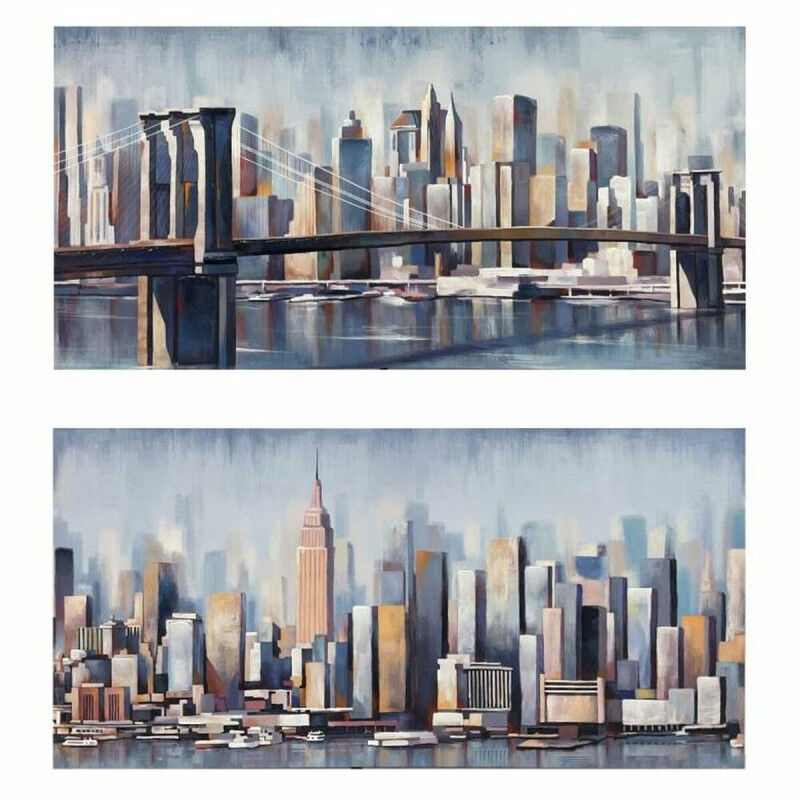 Cadre DKD Home Decor New York (120 x 3 x 60 cm) (2 Unités)