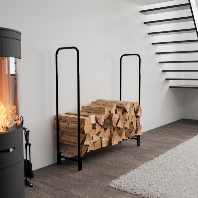 Range-bûches Wilster 120x120x36 cm anthracite