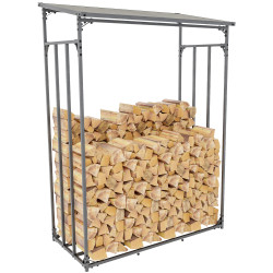 Abri à bûches Ruston Metal L, anthracite