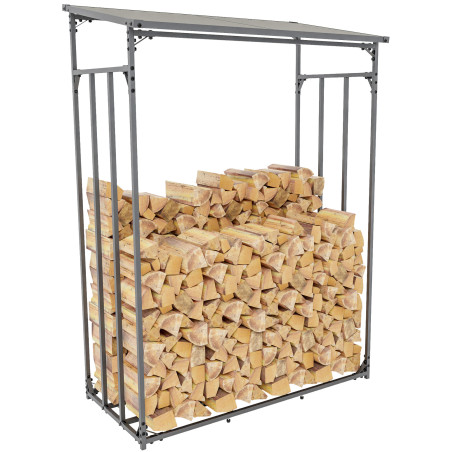 Abri à bûches Ruston Metal L, anthracite