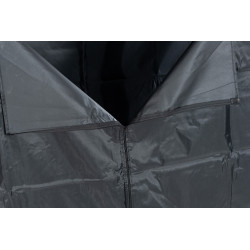 Cobertizo para leña con lona protectora impermeable L