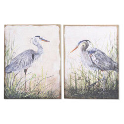 Cadre DKD Home Decor Oiseau...