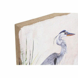 Cadre DKD Home Decor Oiseau Oriental (2 Unités) (50 x 3 x 70 cm)