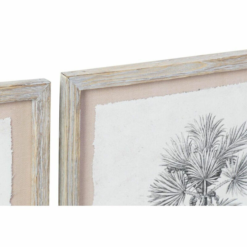 Cadre DKD Home Decor Palmiers Colonial (35 x 1,8 x 45 cm) (9 Unités)