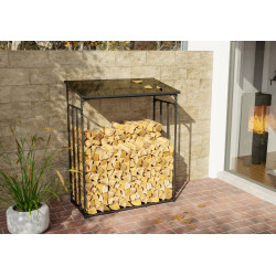 Abri à bûches Ruston Aluminium M, anthracite