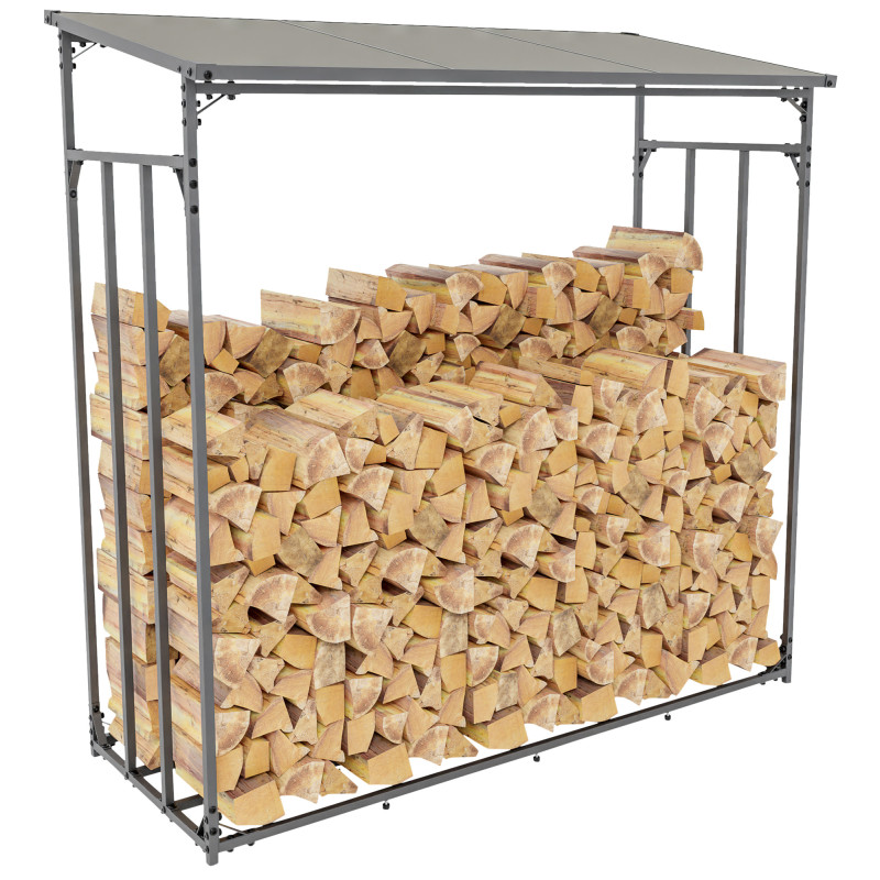 Leñero Ruston de aluminio apto para exteriores XL