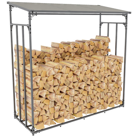 Riparo per legna da ardere Ruston Alluminio XL
