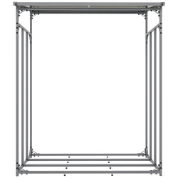 Abri à bois de chauffage + couverture Ruston Aluminium M anthracite