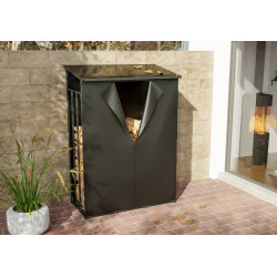 Riparo per legna da ardere Ruston Telone in alluminio L