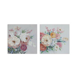 Cadre DKD Home Decor Fleurs...