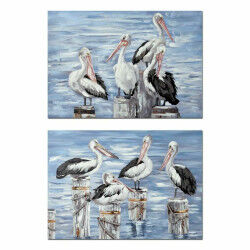 Cadre DKD Home Decor Oiseau...