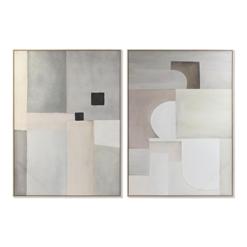 Cadre DKD Home Decor Abstrait (100 x 4 x 140 cm) (2 Unités)