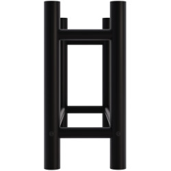 Porta legna da ardere Medya nero rotondo,30x80x60 cm