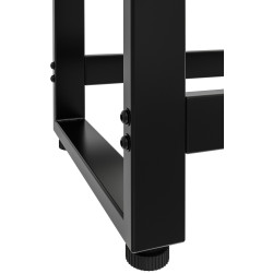 Soporte para leña Morson Negro,25x50x150