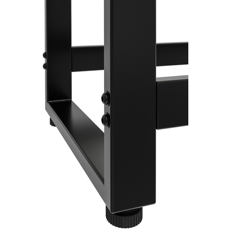 Soporte para leña Morson Negro,25x50x150