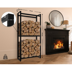 R?telier ? b?ches Morson 25x75x150 noir