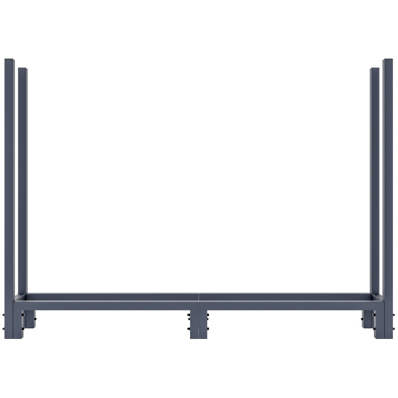 Range-bûches + housse Martin 25x160x115 cm anthracite