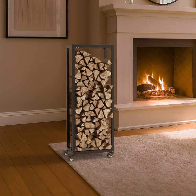 Range-b?ches Hilta 25x40x100 cm noir