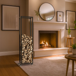 Range-b?ches Hilta 25x40x150 cm noir