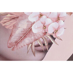 Cadre DKD Home Decor Fleurs Moderne (50 x 3,5 x 70 cm) (2 Unités)