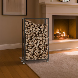 Range-b?ches Hilta 25x60x100 cm noir