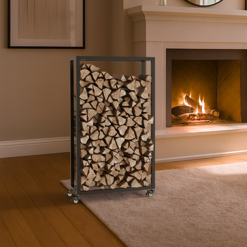 Range-b?ches Hilta 25x60x100 cm noir