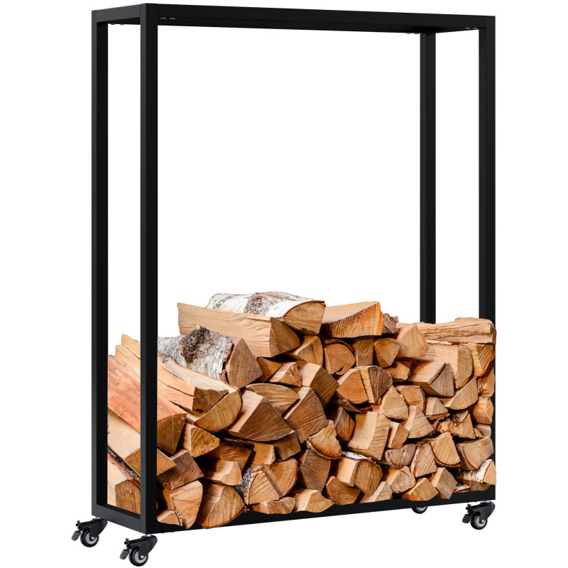 Range-b?ches Hilta 25x80x100 cm noir