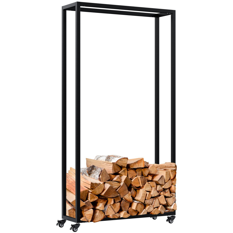 Range-b?ches Hilta 25x80x150 cm noir