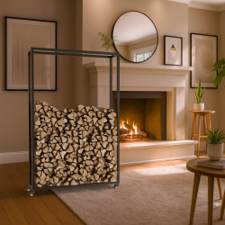 Range-b?ches Hilta 25x100x150 cm noir