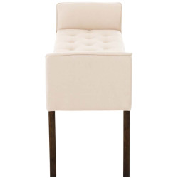 Banquette Cléopâtre, crème foncé antique