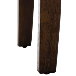 Chaise Longue Cleopatra Tapizado en Tela Gris oscuro,Antiguo oscuro