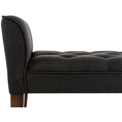 Chaise longue Cl?op?tre, gris fonc? antique