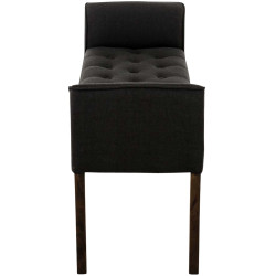 Banquette Cléopâtre, gris foncé antique