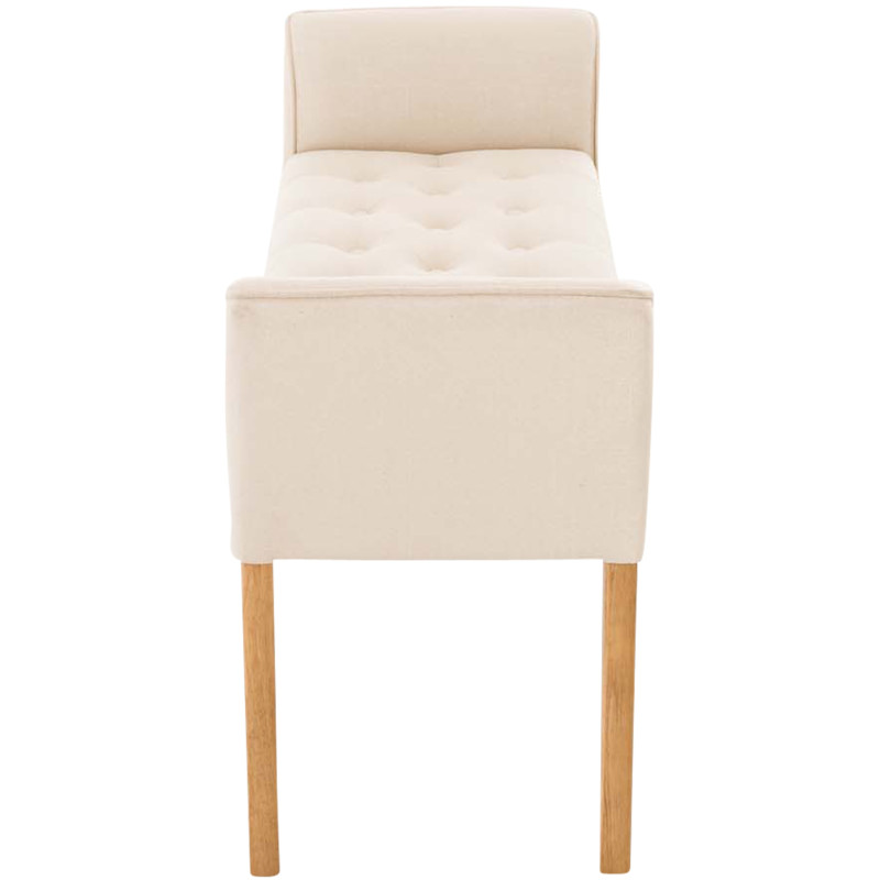 Banquette Cléopâtre, crème clair antique