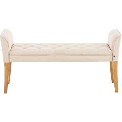 Chaise longue Cl?op?tre, cr?me clair antique