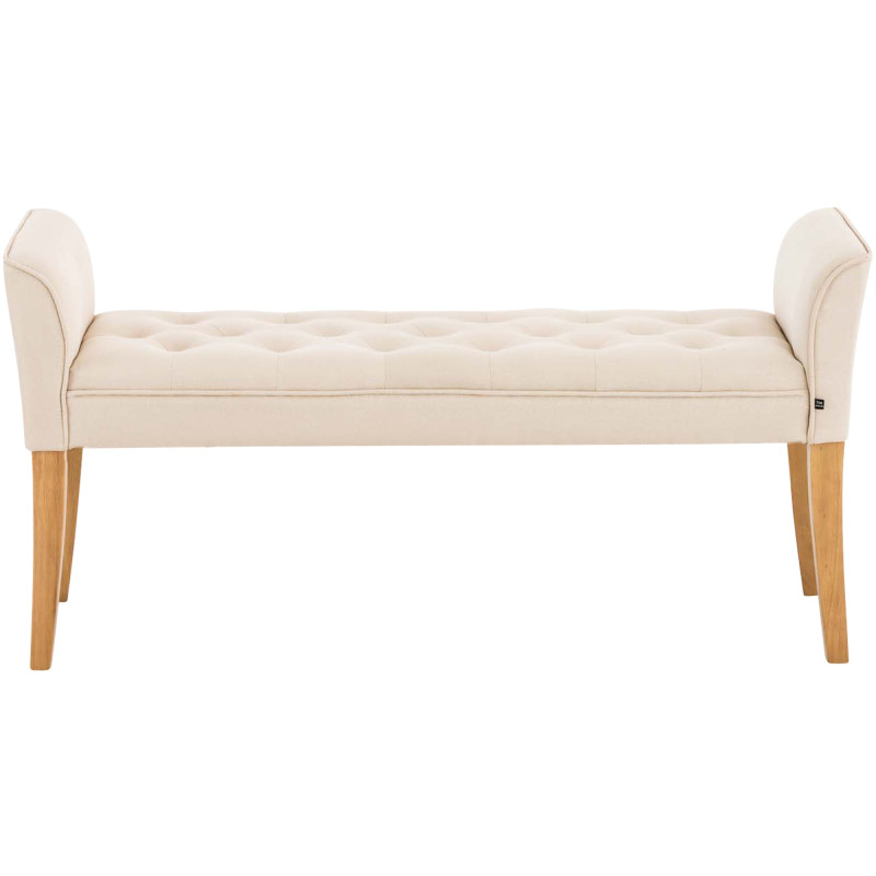 Chaise longue Cl?op?tre, cr?me clair antique