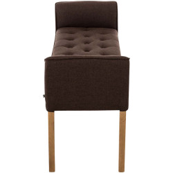 Chaise longue Cl?op?tre, marron clair antique